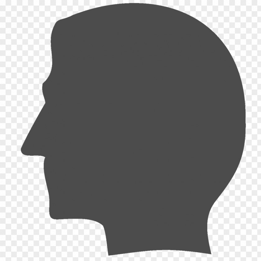Nose Forehead Chin Silhouette PNG