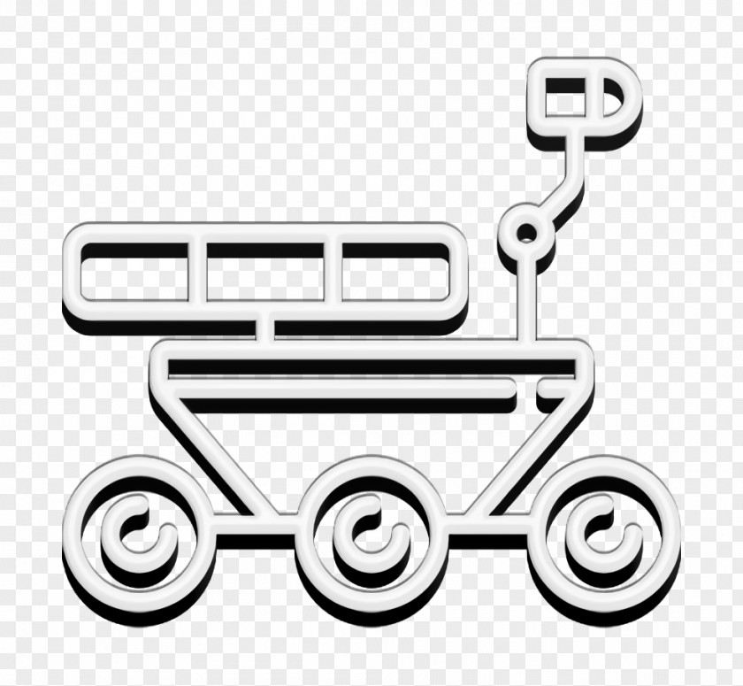 Space Icon Moon Rover Robot PNG