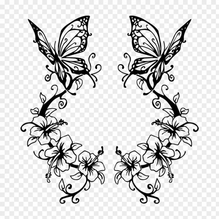 Butterfly Tattoo Drawing Flash Cover-up PNG
