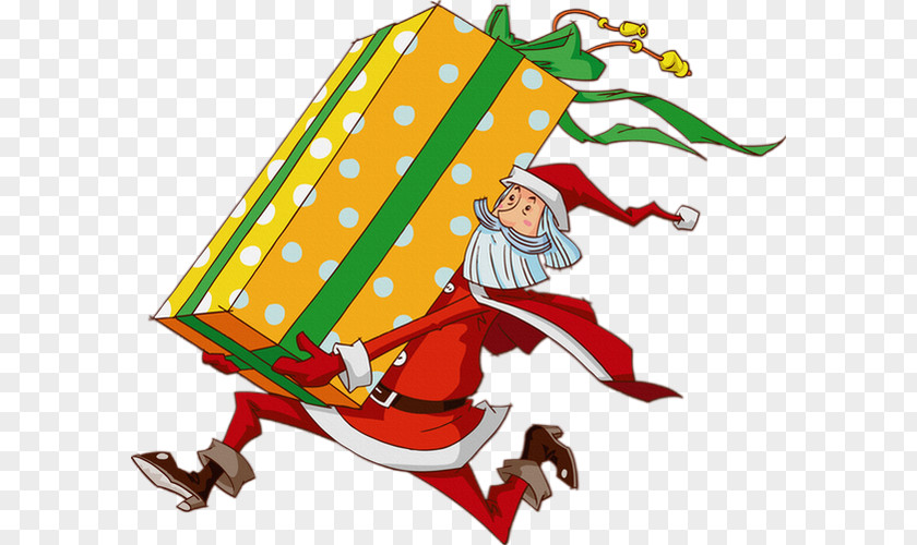 Christmas Elf Cartoon Tree Silhouette PNG