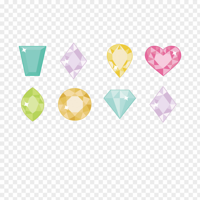 Diamond Various Vector Euclidean Jewellery PNG