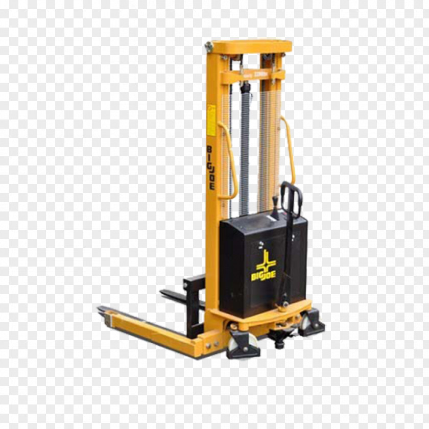 Narrow 2 Level Deck Forklift Pallet Jack Hydraulics Electricity PNG