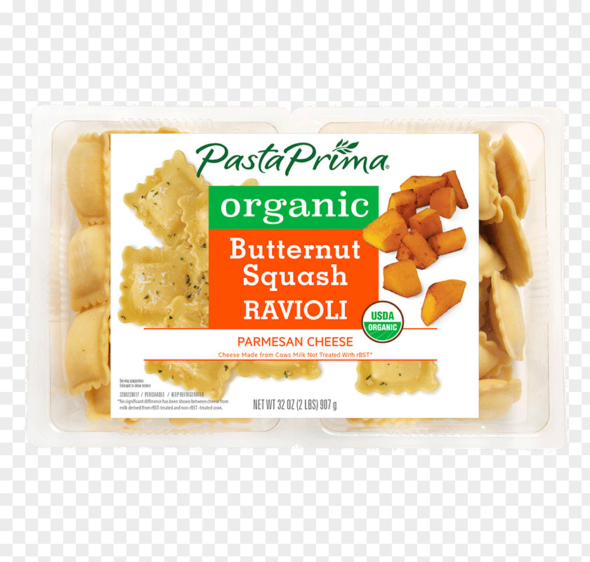 Pumpkin Ravioli Pasta Organic Food Vegetarian Cuisine Butternut Squash PNG