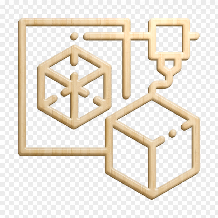 3d Printing Icon 3D Plastic PNG