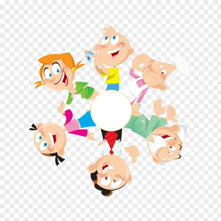 Happy Family Cartoon Photography Illustration PNG