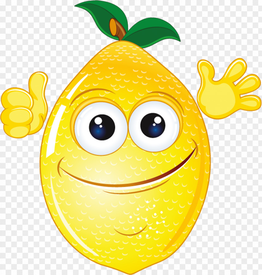 Smiling Pears Cartoon Fruit PNG