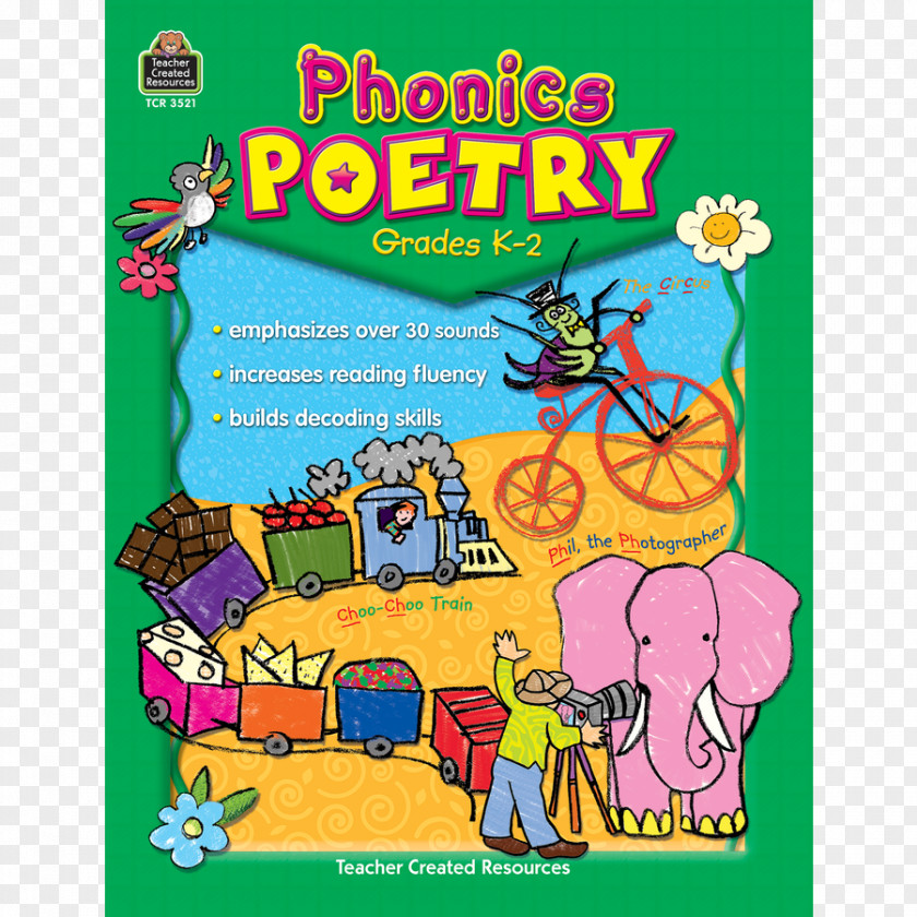 Book Phonics Through Poetry Giggle Poetry: Reading Lessons PNG