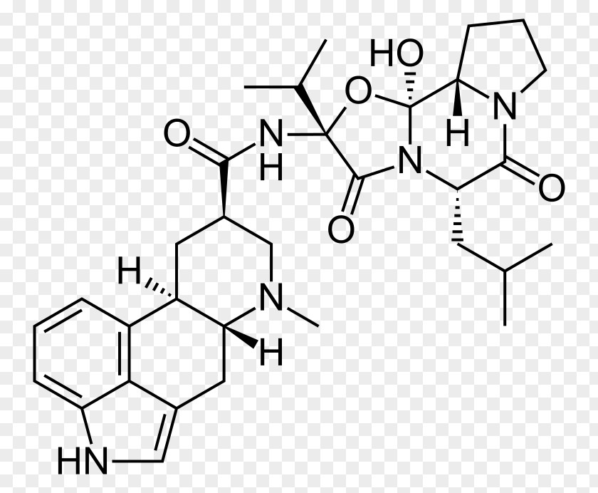 Levodopa Ergoloid Indole Ergot Dihydroergocristine Chemical Substance PNG