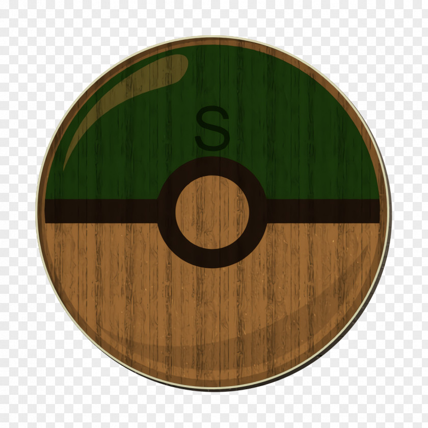 Number Wood Stain Ball Icon Pocket Monster Poke PNG