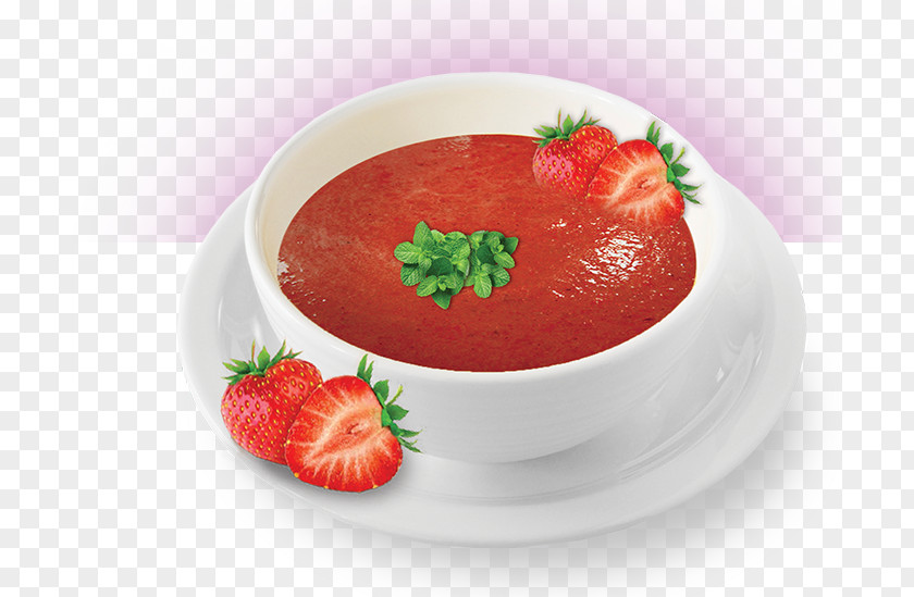 Nutritious Breakfast Strawberry Thickening Agent Soup Glucomannan PNG