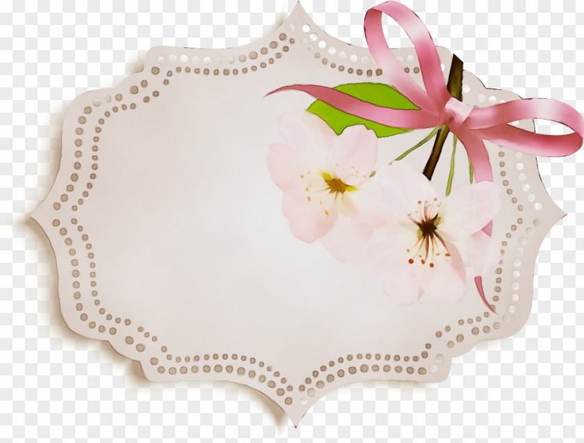 Pink Plant Flower Tableware PNG
