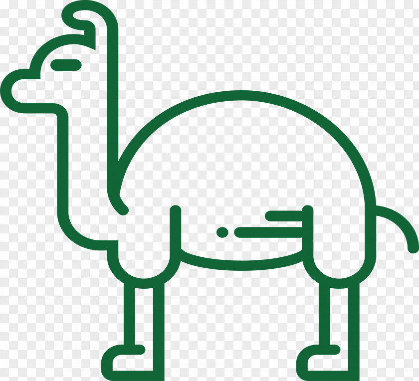 Green Camel Icon Dromedary Clip Art PNG