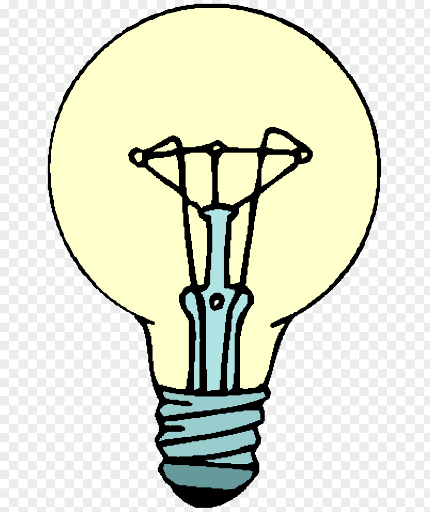 A Picture Of Light Bulb Incandescent Clip Art PNG