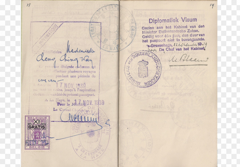Dayan Second World War Travel Document German Passport PNG