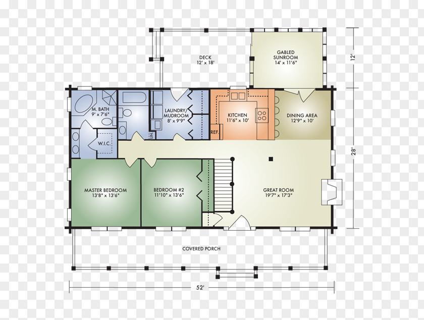 House Floor Plan Ranch-style Open PNG