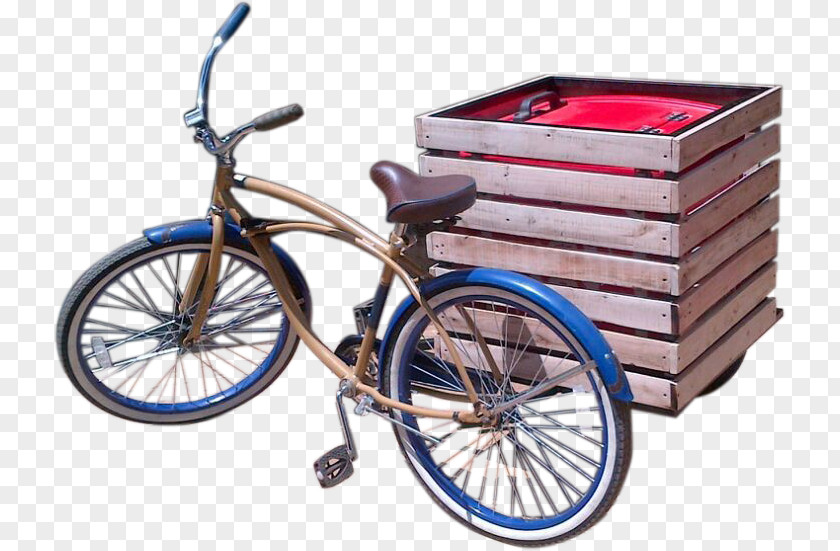 Ice Cream Bicycle Wheels Cart Wall's PNG