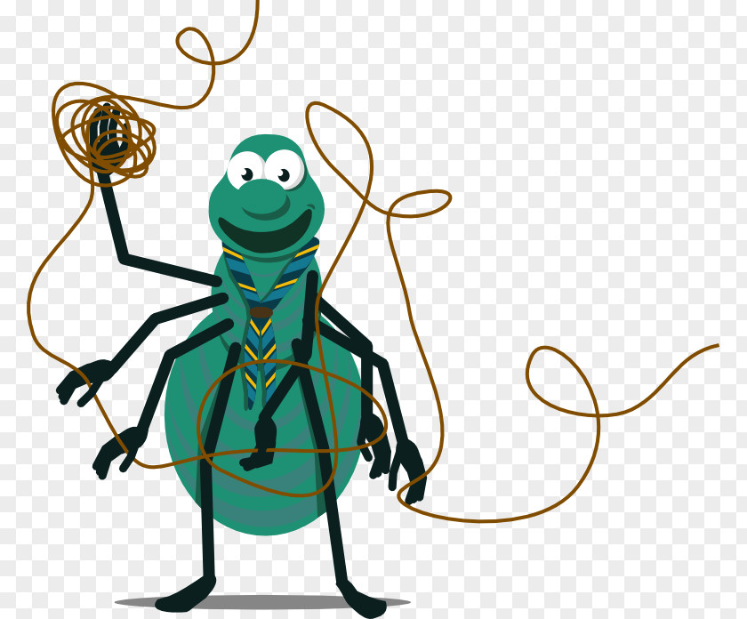 Insect Frog Character Clip Art PNG