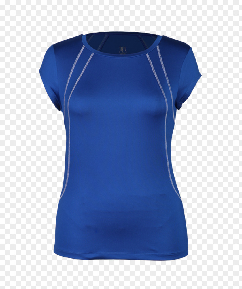 Short Sleeve T-shirt Electric Blue Cobalt Aqua Clothing PNG