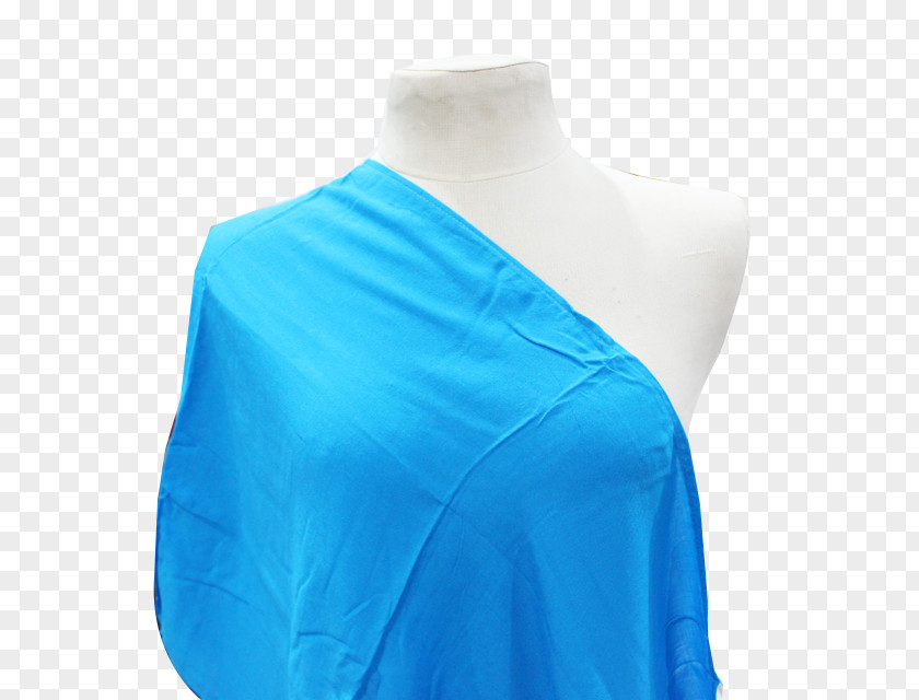Blue Scarf Shoulder Sleeve PNG