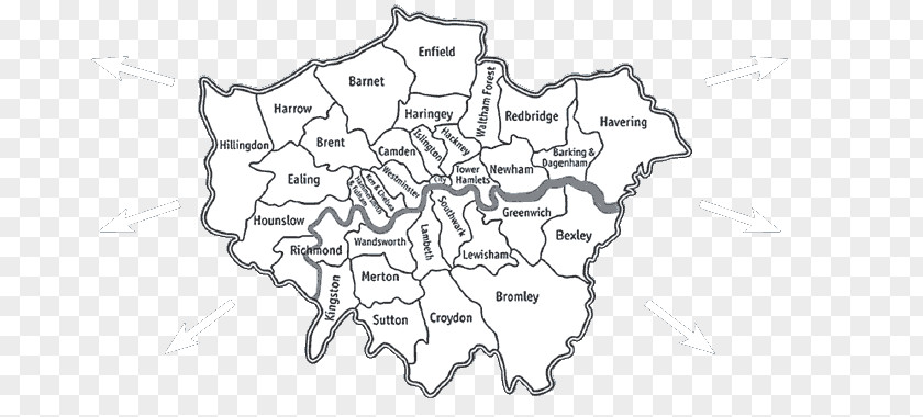 Brixton Surrey England London Borough Of Southwark Boroughs Map Bromley PNG