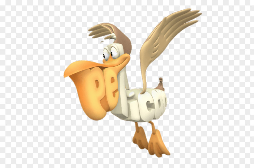 Design Pelican Character PNG