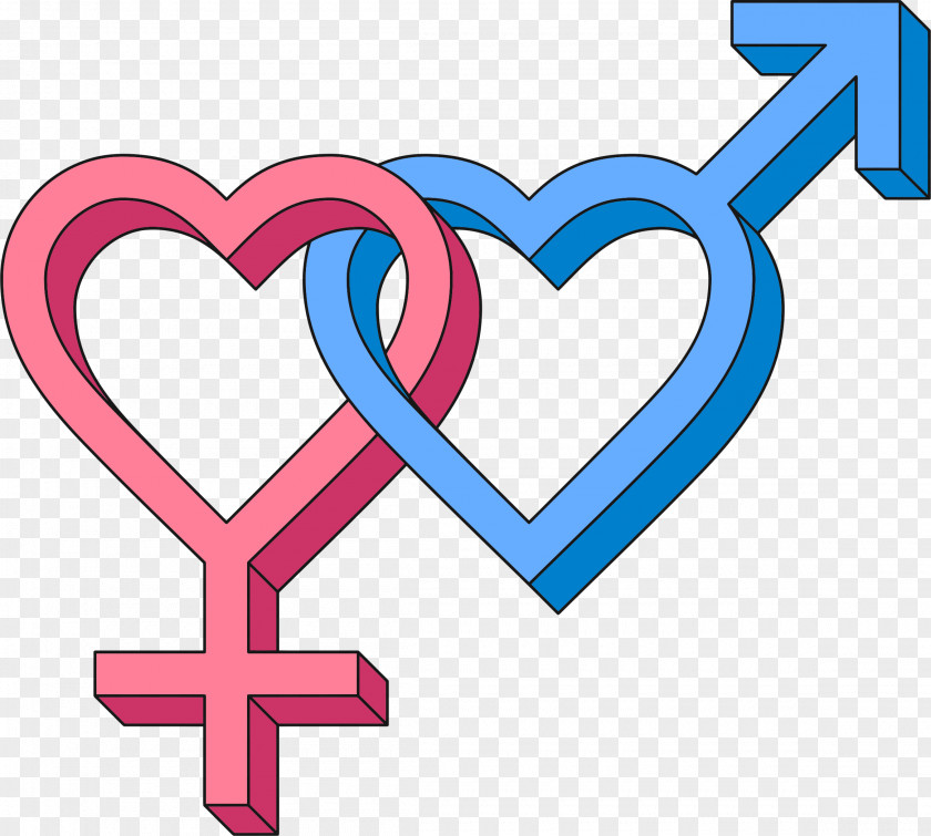 Gender Symbol Heart Heterosexuality Clip Art PNG