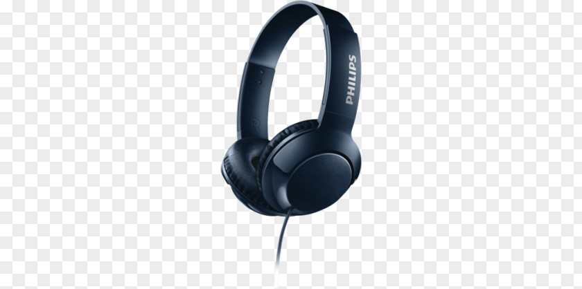 Headphones Philips Ear Headset SHL3070 BASS+ SHB3075 Microphone PNG