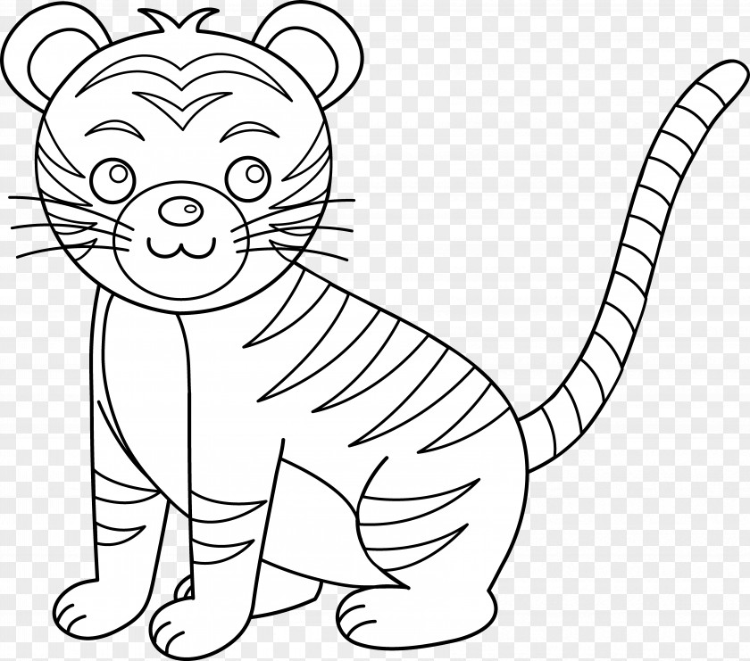 Tiger Cliparts Black Bengal White Cuteness And Clip Art PNG