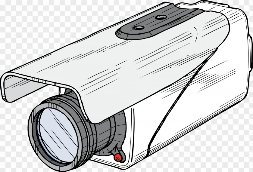 Camera Drawing Closed-circuit Television Surveillance Wireless Security Clip Art PNG