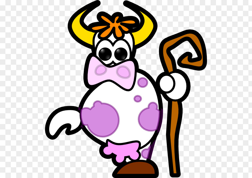 Cow Cartoon Cattle Animation Clip Art PNG