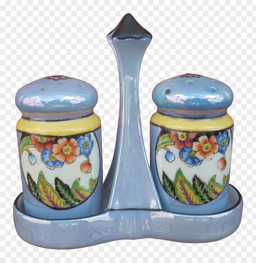 Hand Painted Japanese Bento Salt And Pepper Shakers Table Ceramic Shabby Chic PNG