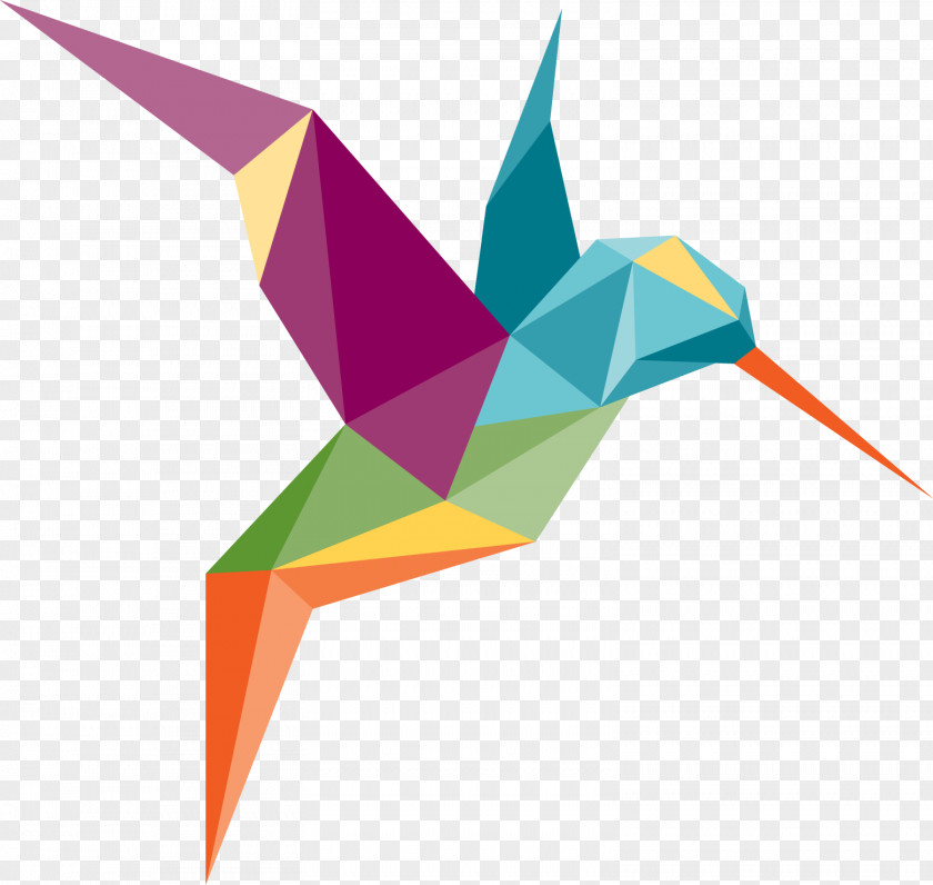 Hummingbird Logo Graphic Design Paper PNG