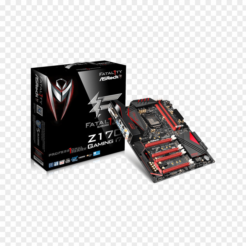 Intel ASRock Fatal1ty Z170 Gaming K6 Professional LGA 1151 PNG