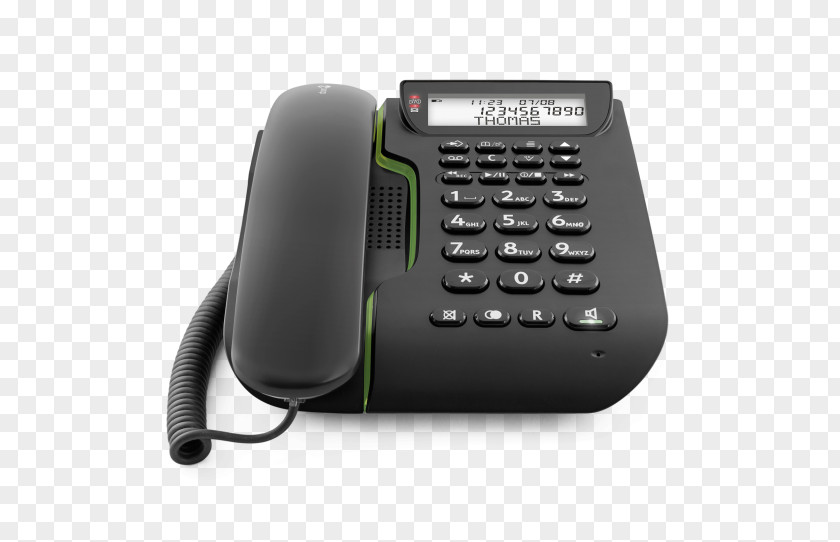 LOUD SPEAKER Telephone Answering Machines Home & Business Phones Doro Comfort 3005 PNG