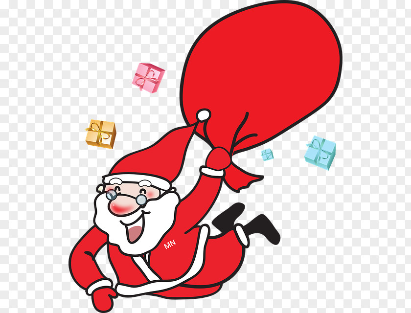 Santa Claus Père Noël Christmas Gift Reindeer PNG