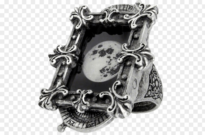 Silver Ring Jewellery Pewter Alchemy Gothic PNG