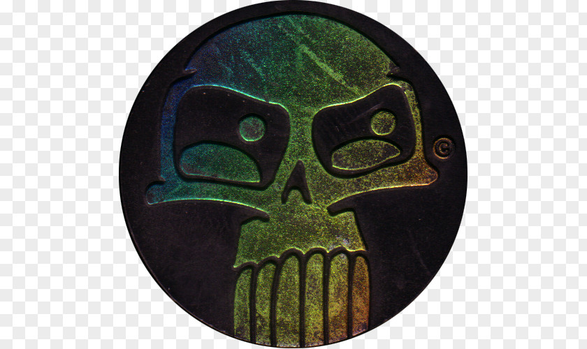 Skull Green Symbol PNG