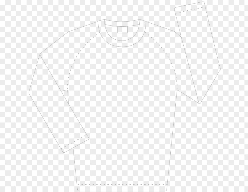 T-shirt Long-sleeved Shoulder Collar PNG