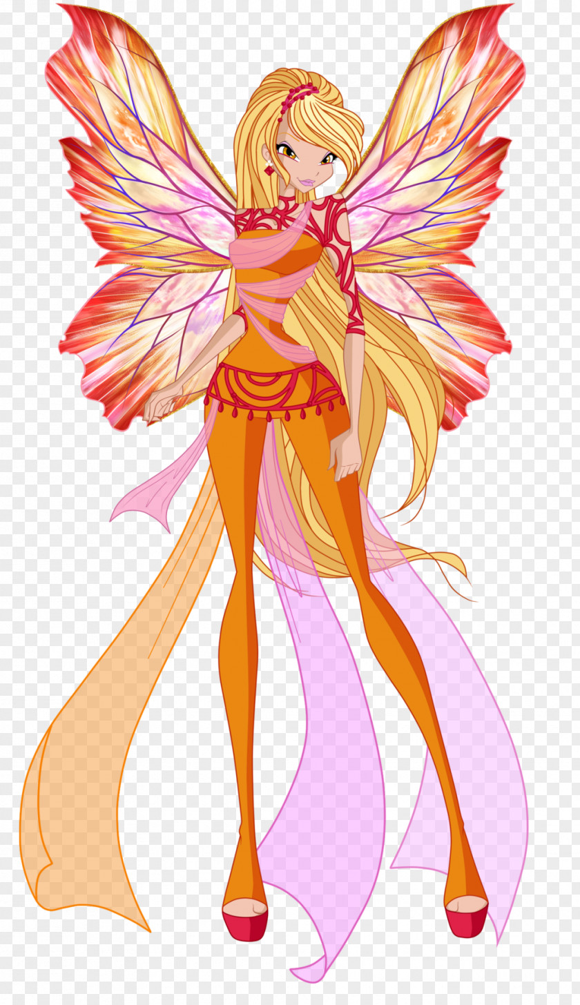 Angel Wings Stella Bloom Fairy Aisha Flora PNG