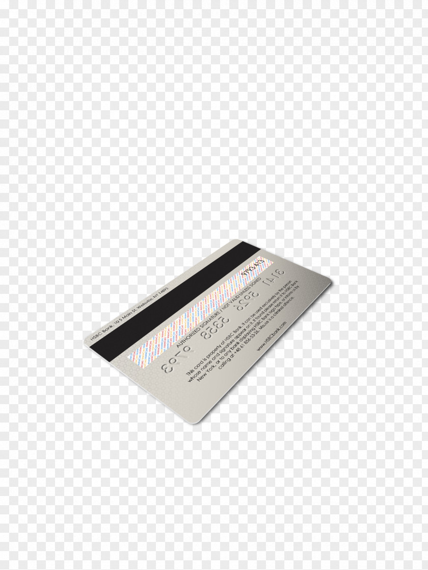 Gray Bank Card On The Back PNG