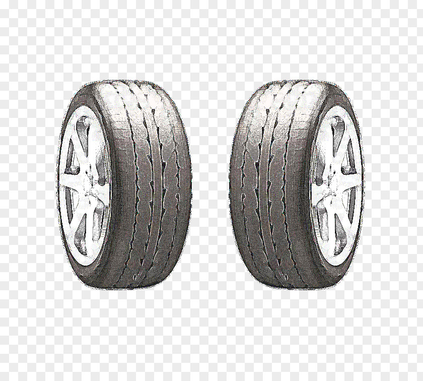 Hand-painted Explosion-proof Tires Tread Flat Tire PNG