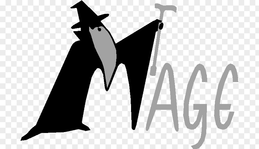 Mage Flightless Bird Mammal Logo Font PNG