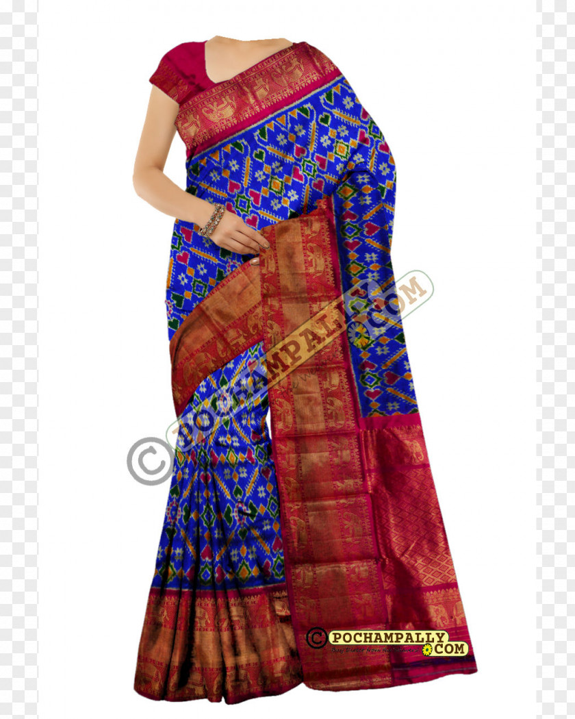 Saree Border Sari Pochampally Ikat Silk Handloom PNG