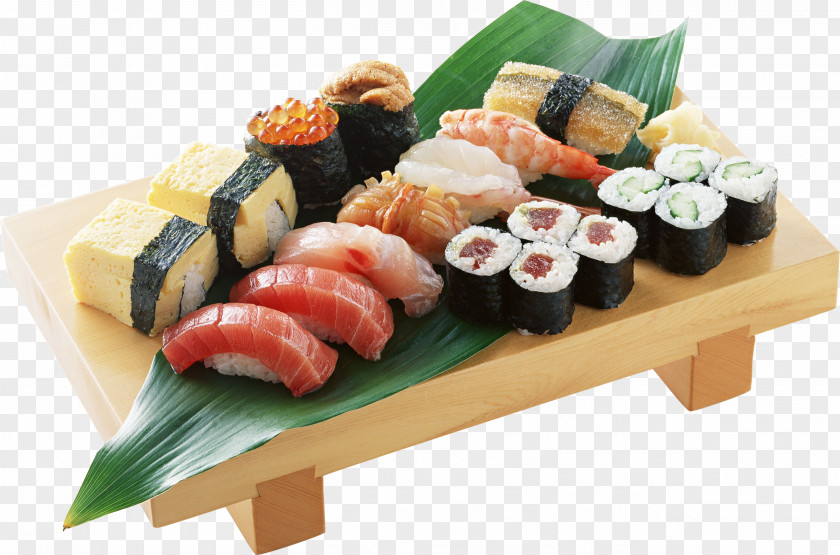 Sushi Image Japanese Cuisine Fusion Sashimi California Roll PNG