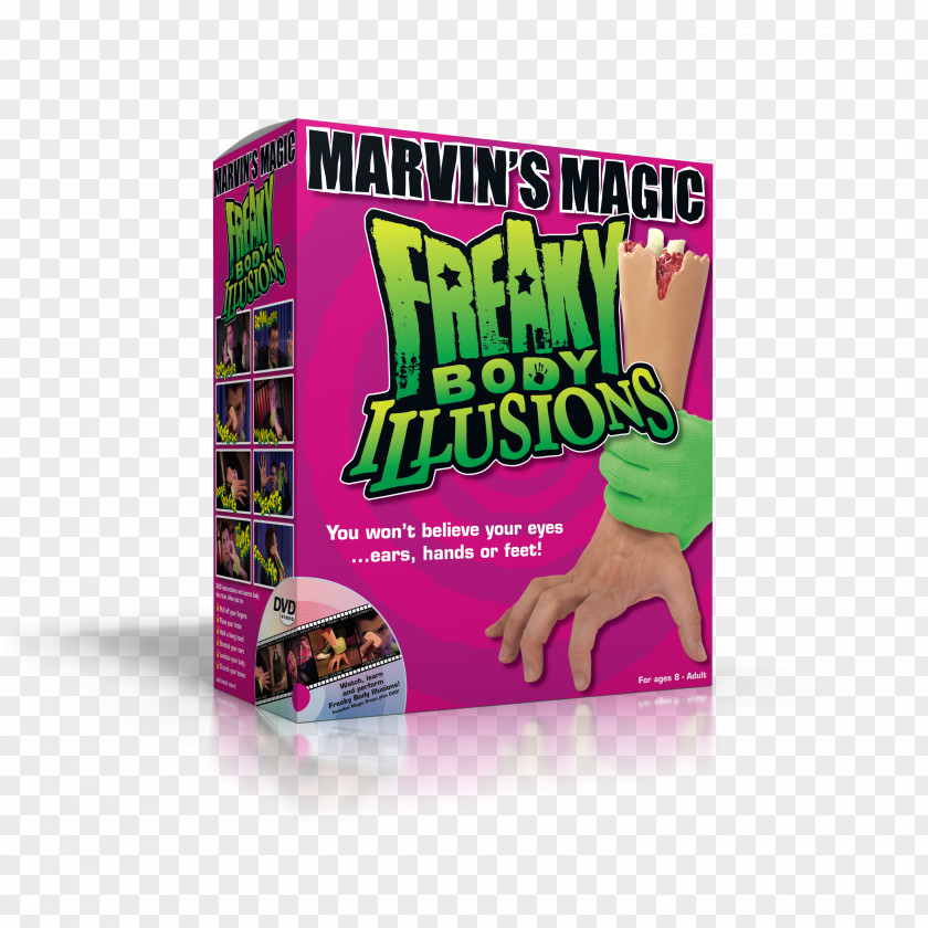 Marvin's Magic Set Human Body Illusion PNG