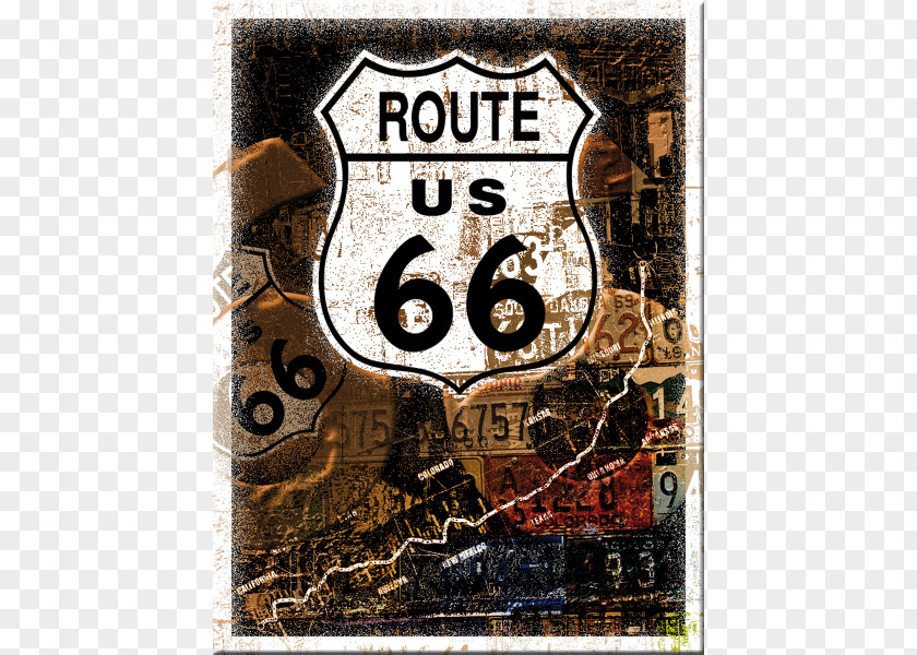 Road U.S. Route 66 US Numbered Highways Refrigerator Magnets PNG