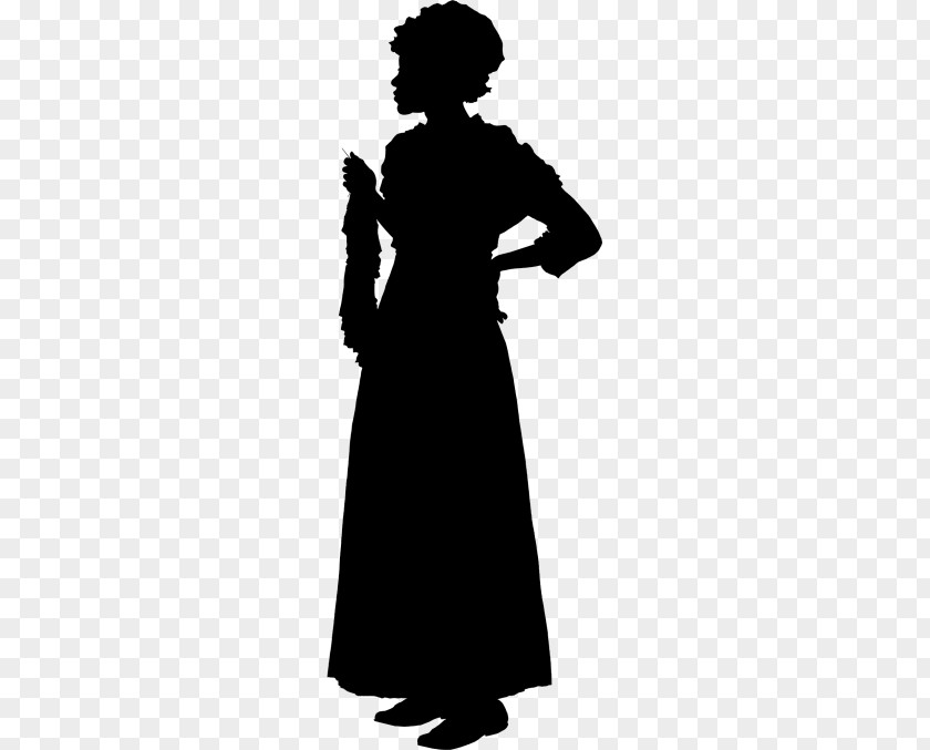 Silhouette Mount Vernon Female Taking Liberty PNG