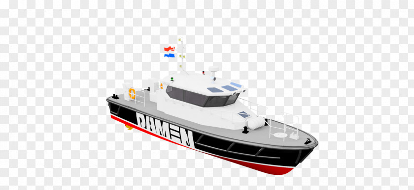 Small Boat Ship's Tender Damen Group Motor Ship PNG