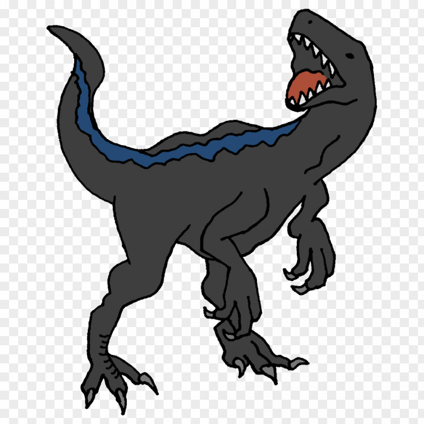 Tyrannosaurus Velociraptor Standing Extinction Tail PNG