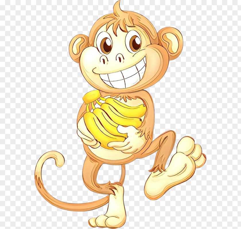Clip Art Vector Graphics Monkey Banana Drawing PNG